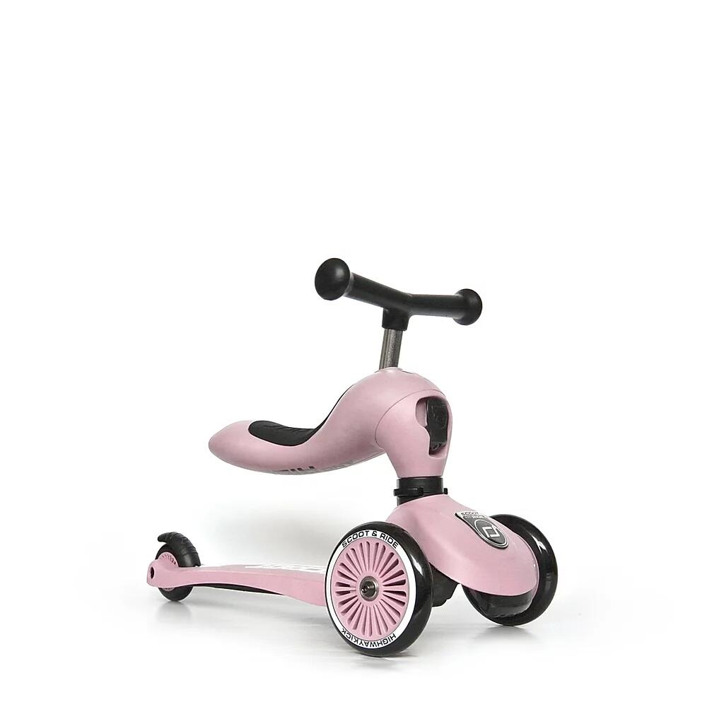 Scoot & Ride - Rose; Highwaykick 1; Scooter; Roller 2 in 1; Rosa