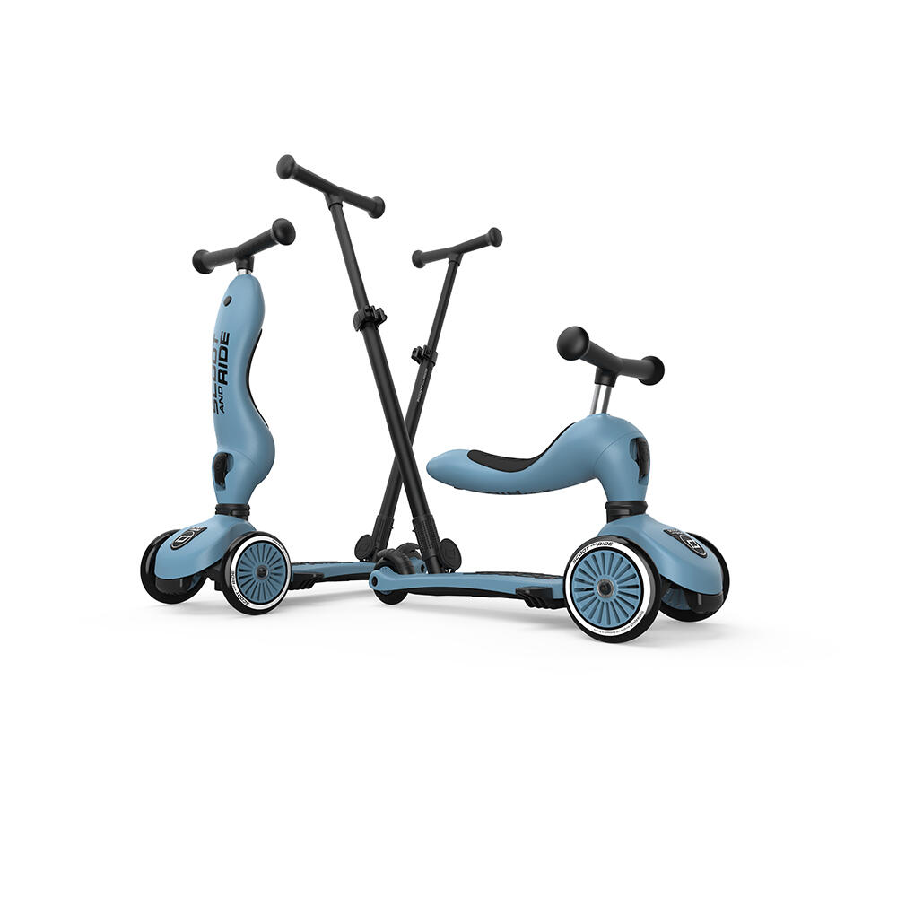 Scoot & Ride - Rutscher/Roller Highwaykick steel Push and Go