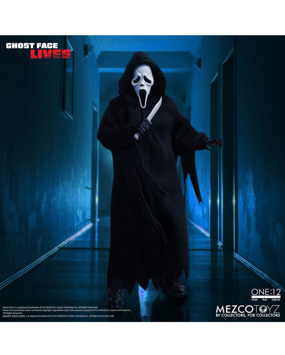 Scream Actionfigur 1:12 Ghost Face 16cm