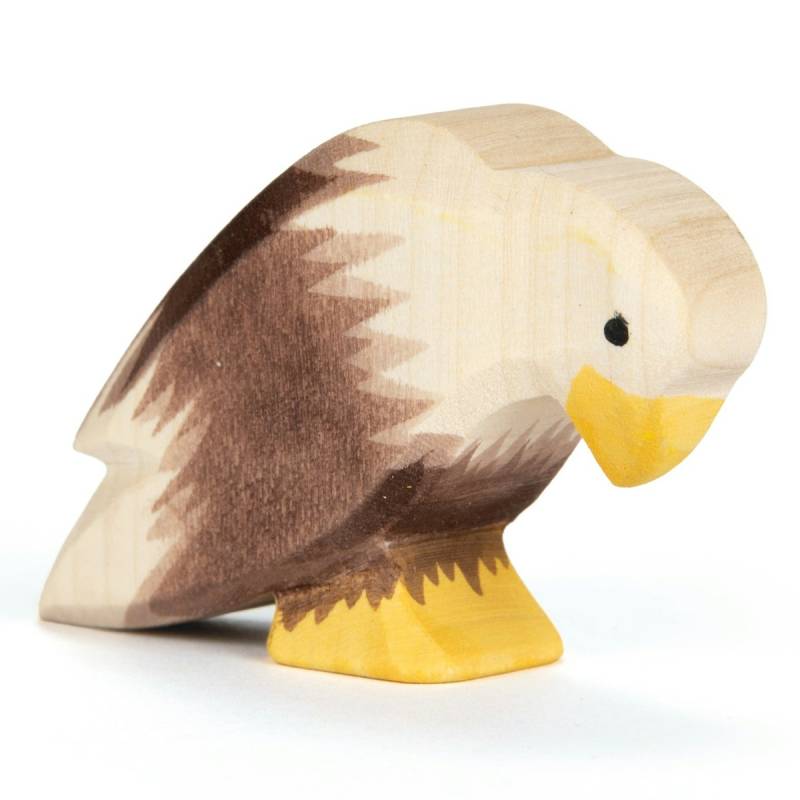 Seeadler sitzend Holzfigur 4,5 cm