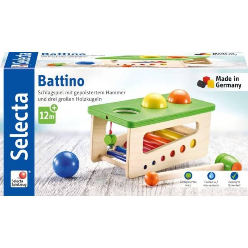 Selecta - Battino Klopfbank mit Xylophon