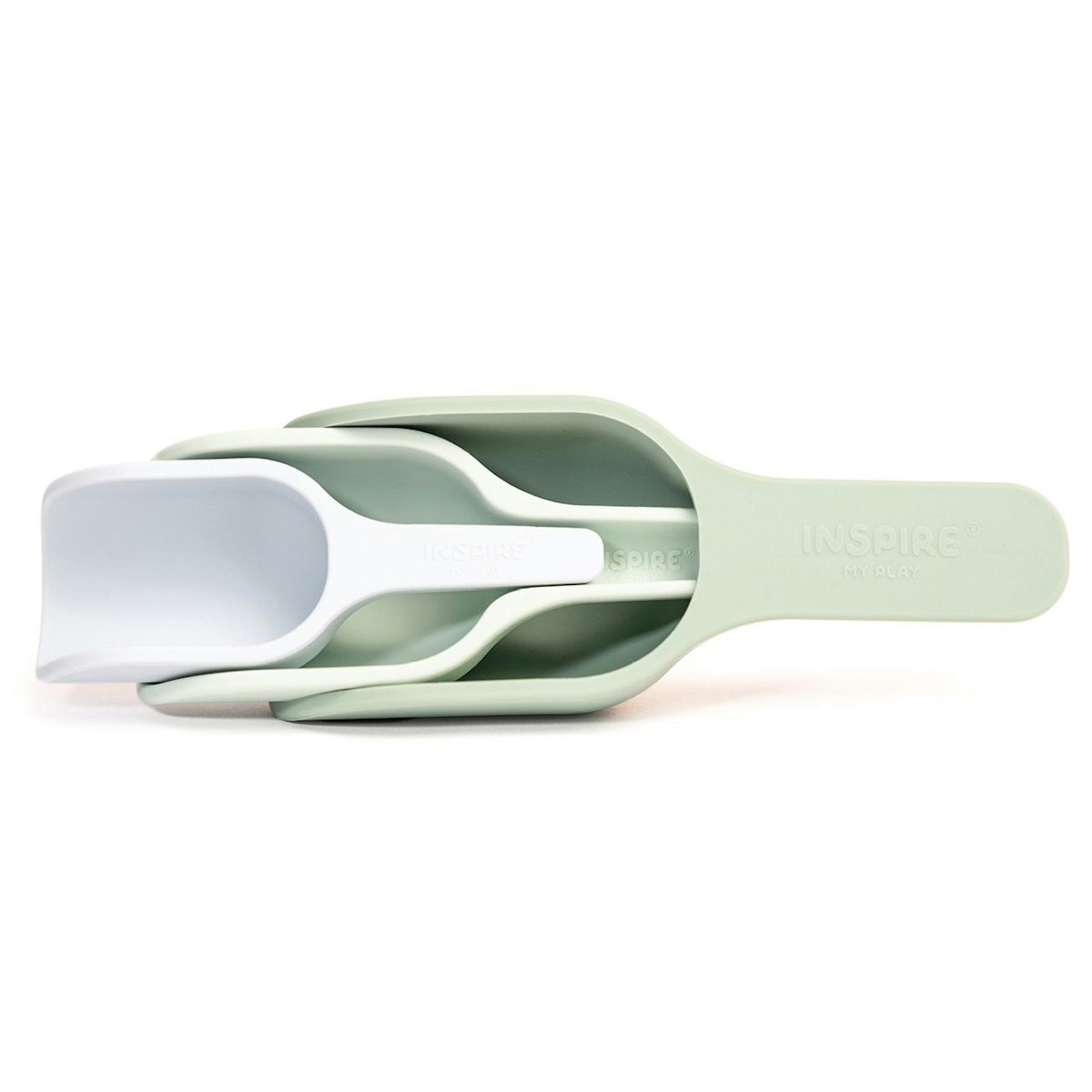 Sensorikspielzeug Schaufel Set blau grün