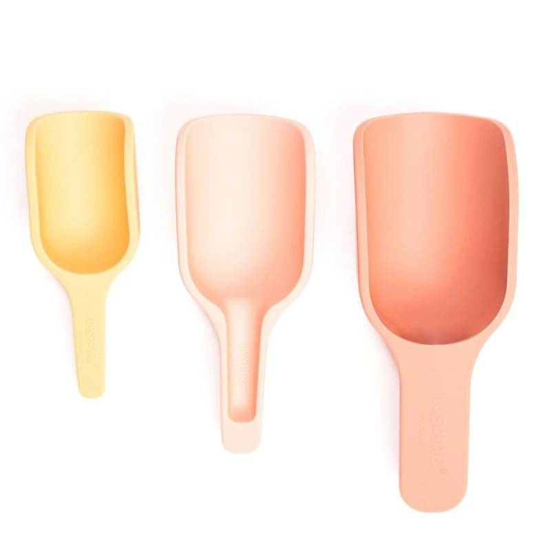 Sensorikspielzeug Schaufel Set koralle gelb