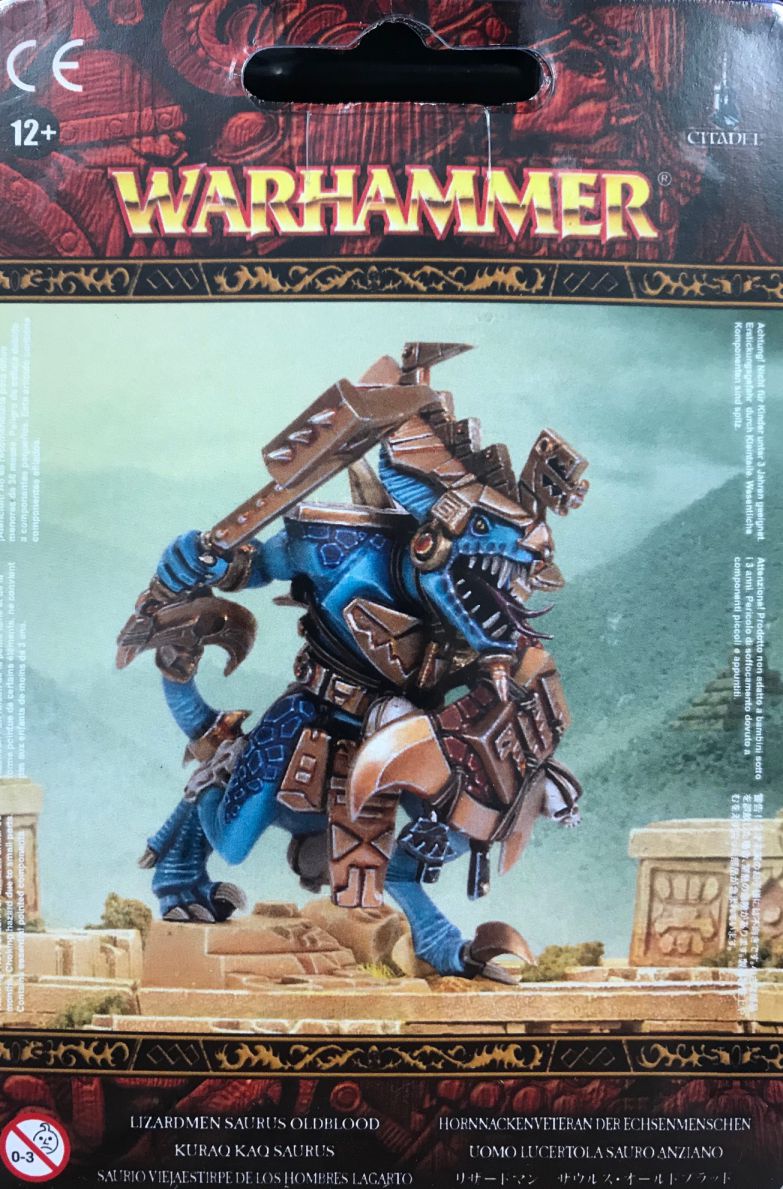 Seraphon Saurus Oldblood Games Workshop Warhammer Age of Sigmar Echsenmenschen