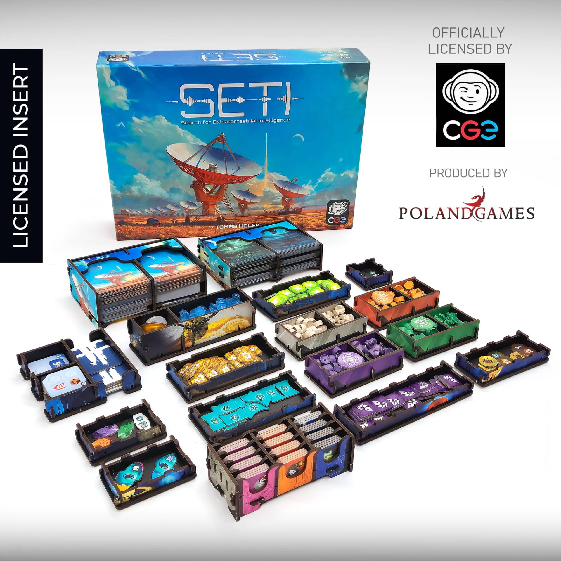 Seti - Deluxe Insert aus Holz (UV-Print)