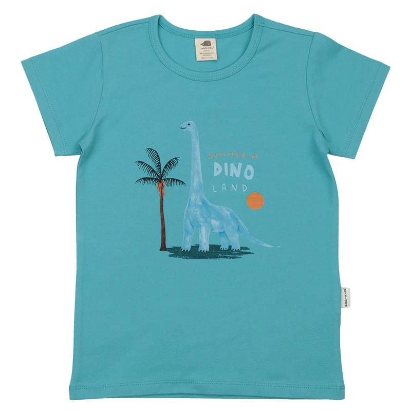 Shirt kurzarm Dino Welt türkis 128 Shirt kurzarm Dino Welt türkis 128