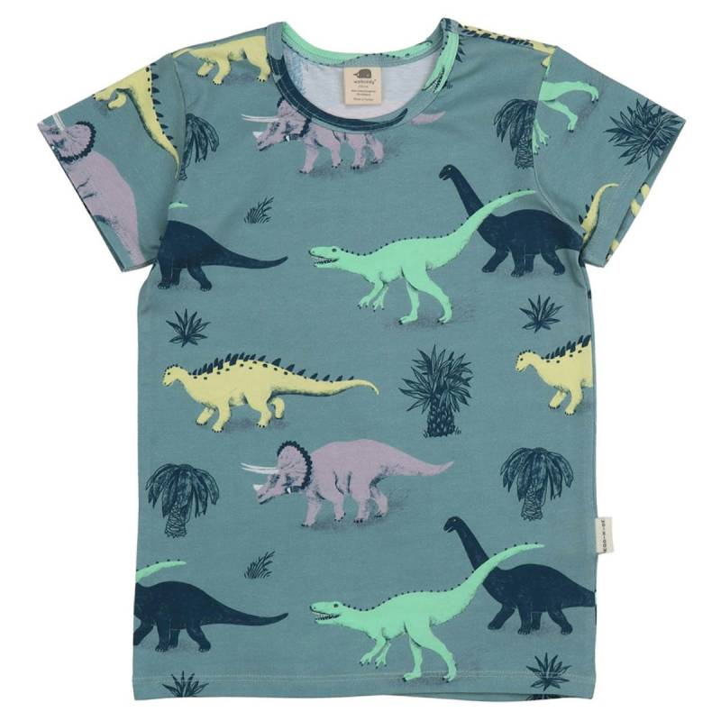 Shirt kurzarm Dinosaurier blau 98