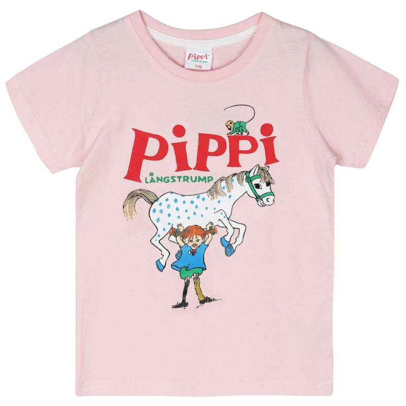 Shirt kurzarm Pippi Langstrumpf rosa 122/128