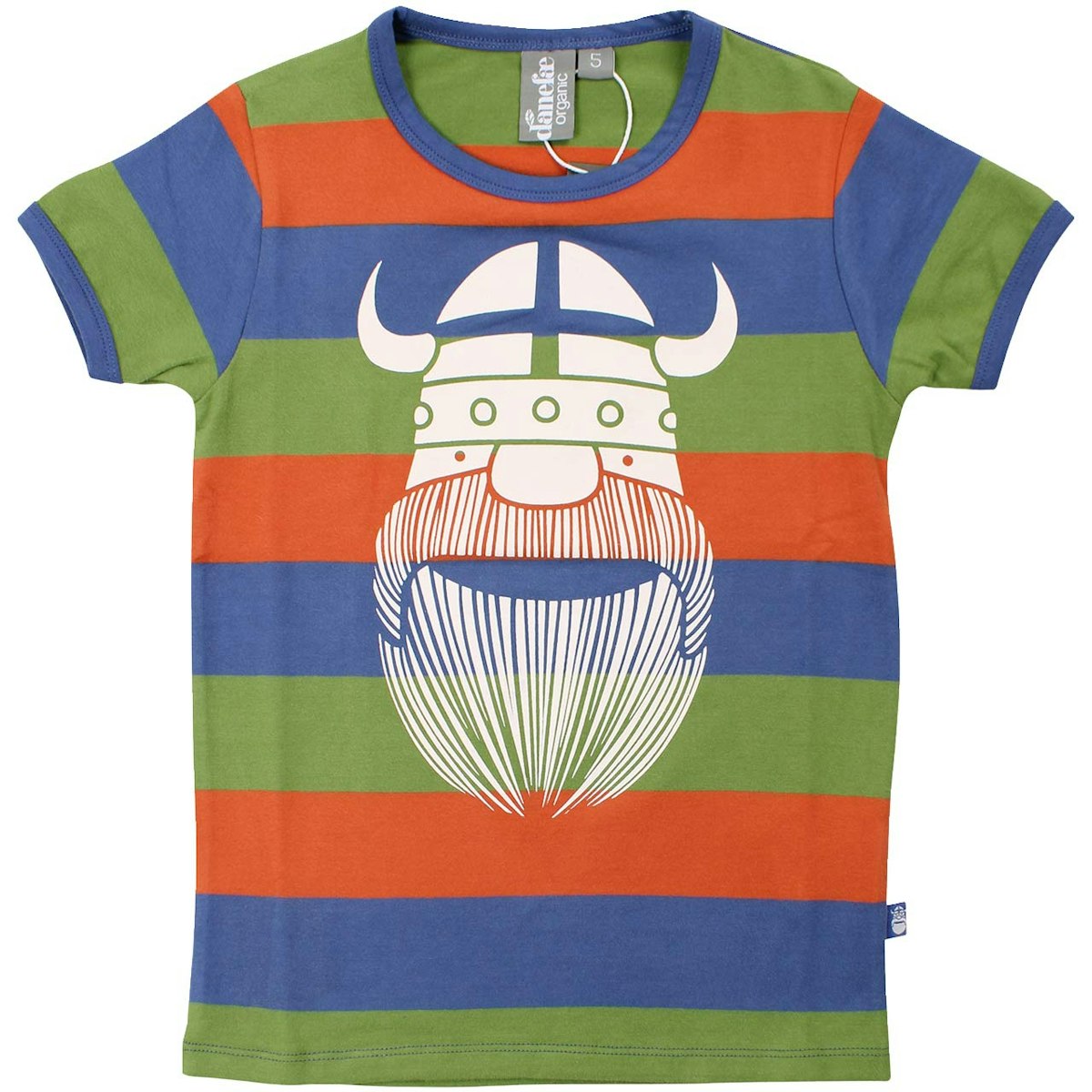 Shirt kurzarm Wikinger Streifen bunt 122