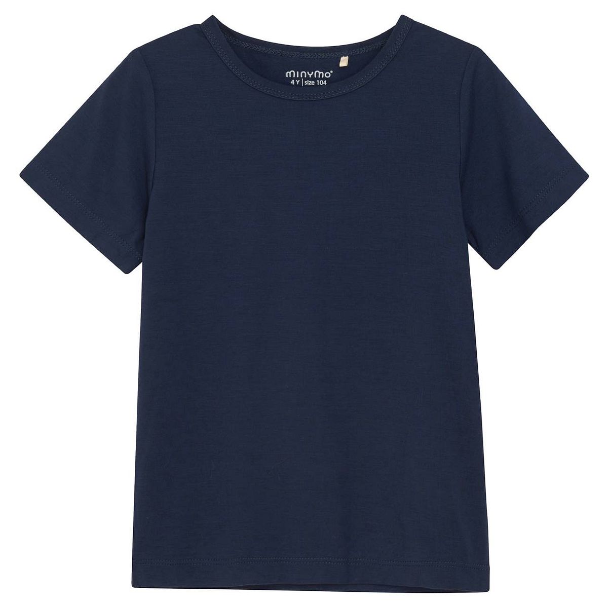 Shirt kurzarm dunkelblau super weiche Bambus-Viskose 122