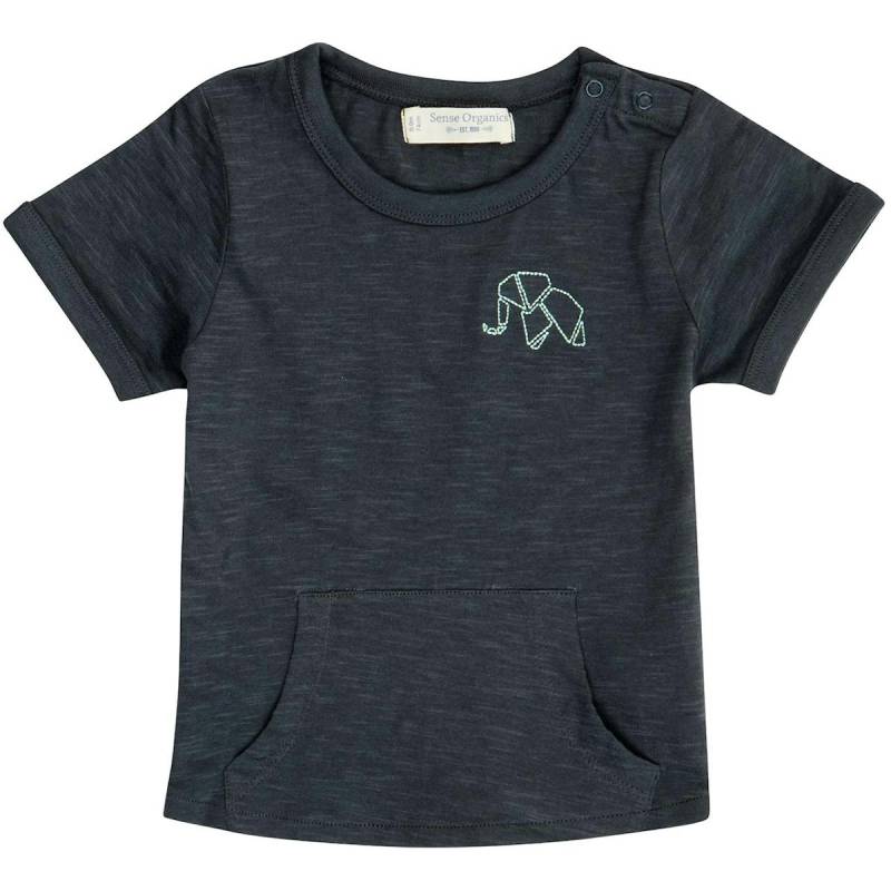 Shirt kurzarm in navy m ist Kängurutaschen 50/56