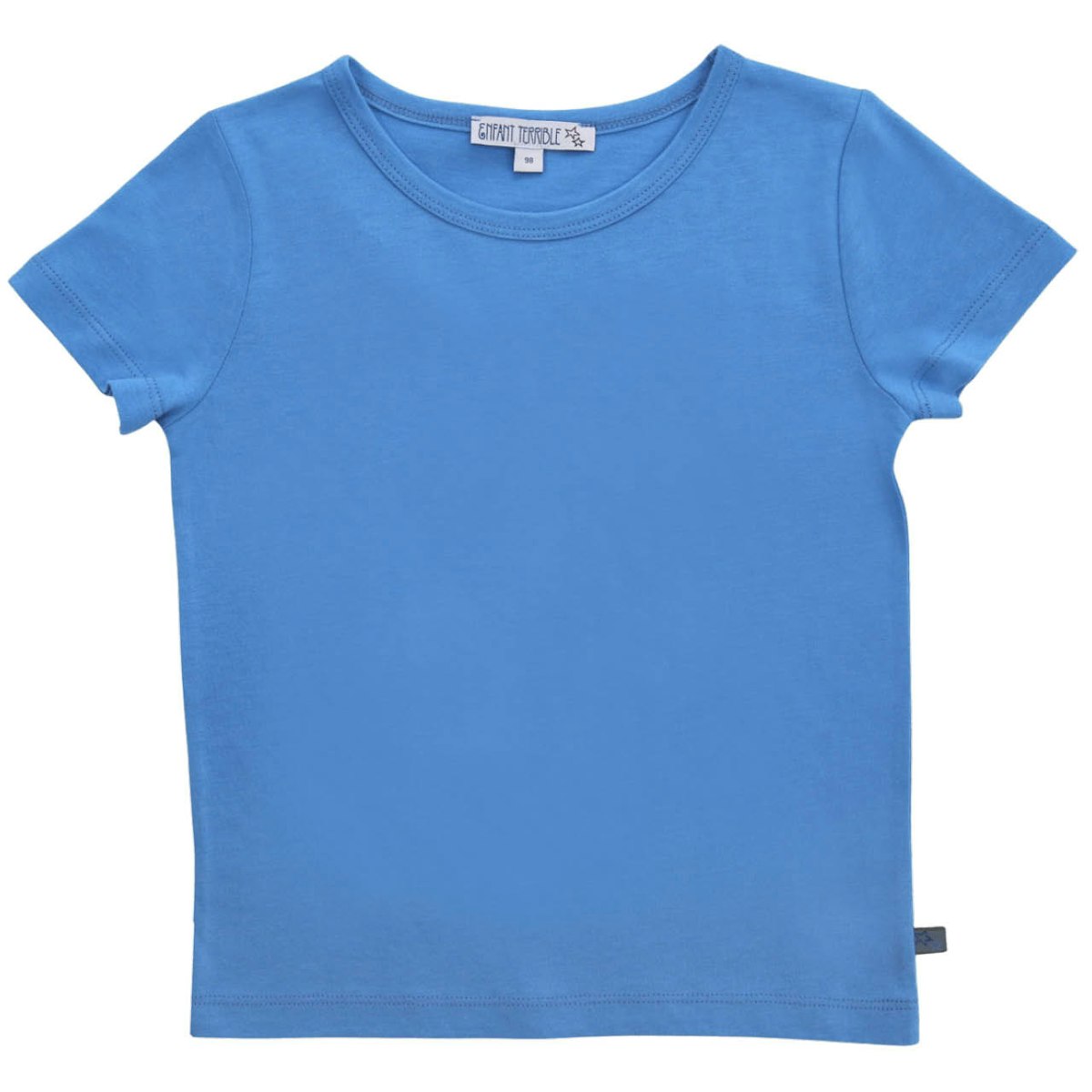 Shirt kurzarm uni Basic hellblau 86/92