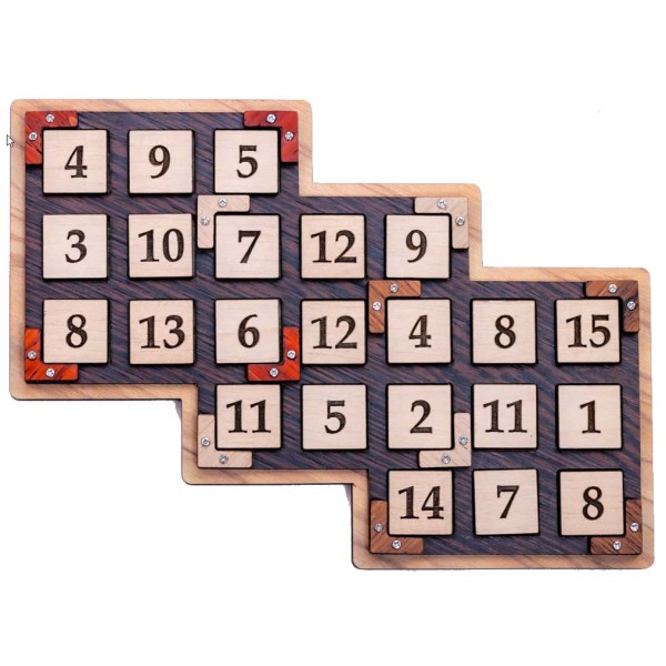 Siebenstein-Spiele: Entangles Squares