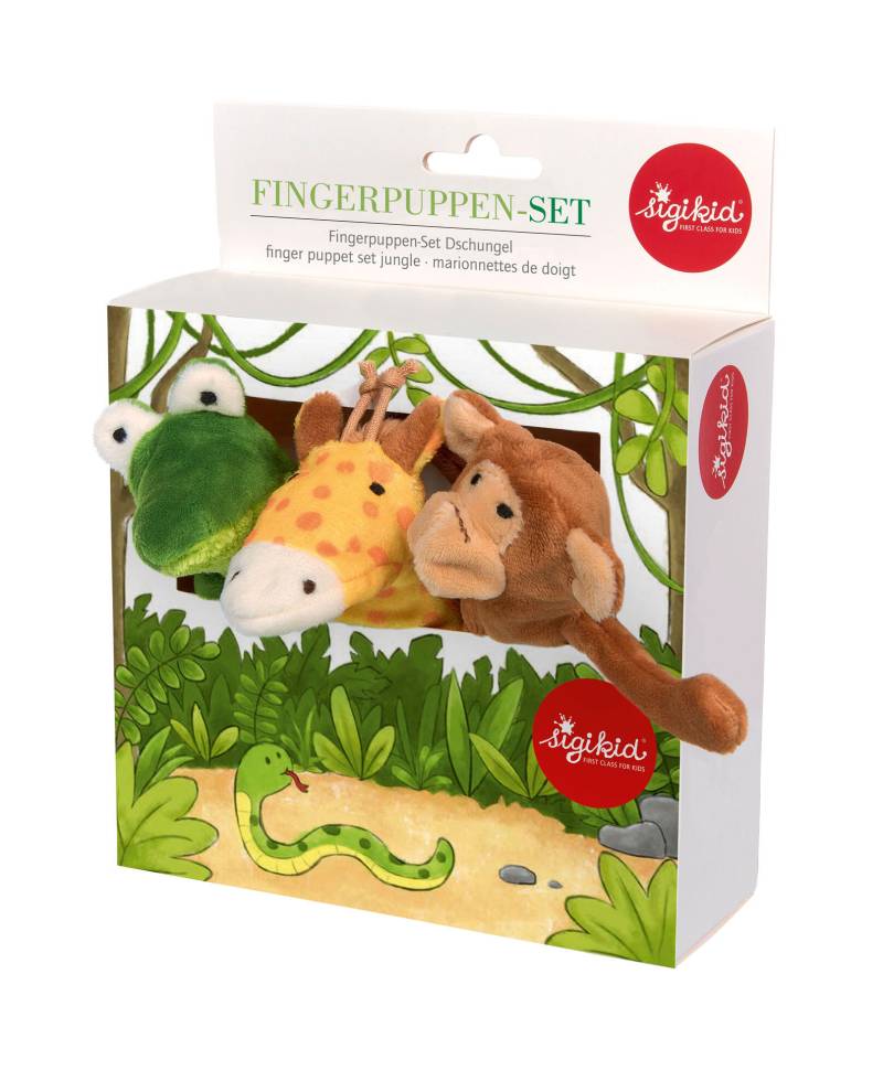 Sigikid - Fingerpuppen-Set Dschungel. Sigikid - Fingerpuppen-Set Dschungel.