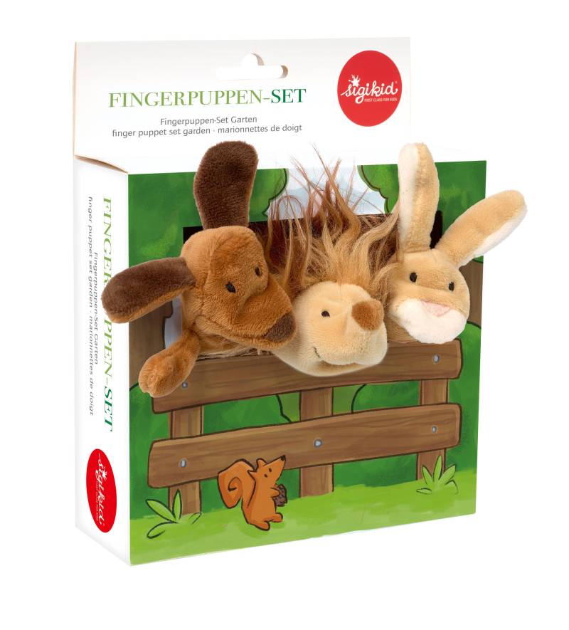 Sigikid - Fingerpuppen-Set Garten