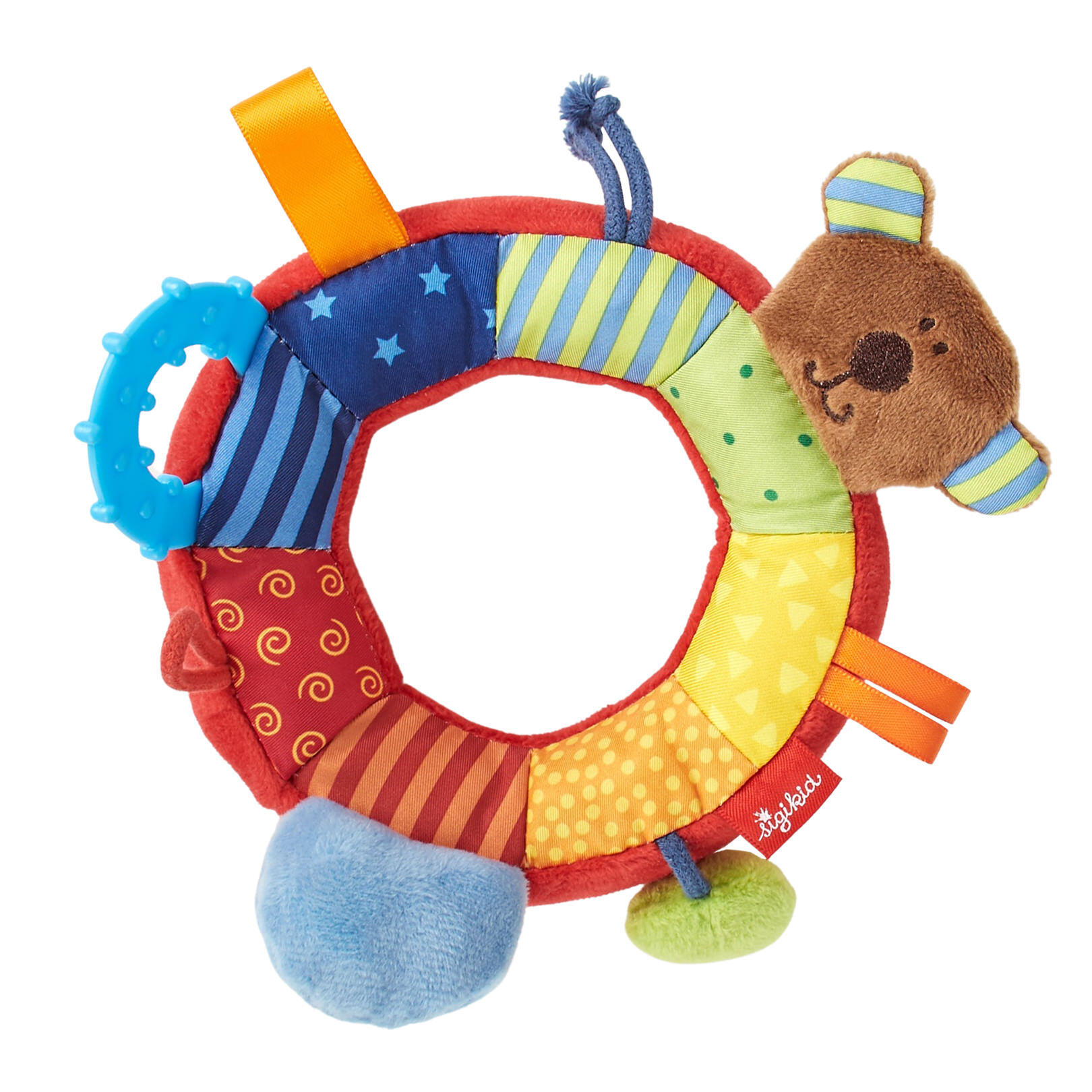 Sigikid - Greifling Aktiv-Ring Bär Kinderbunt