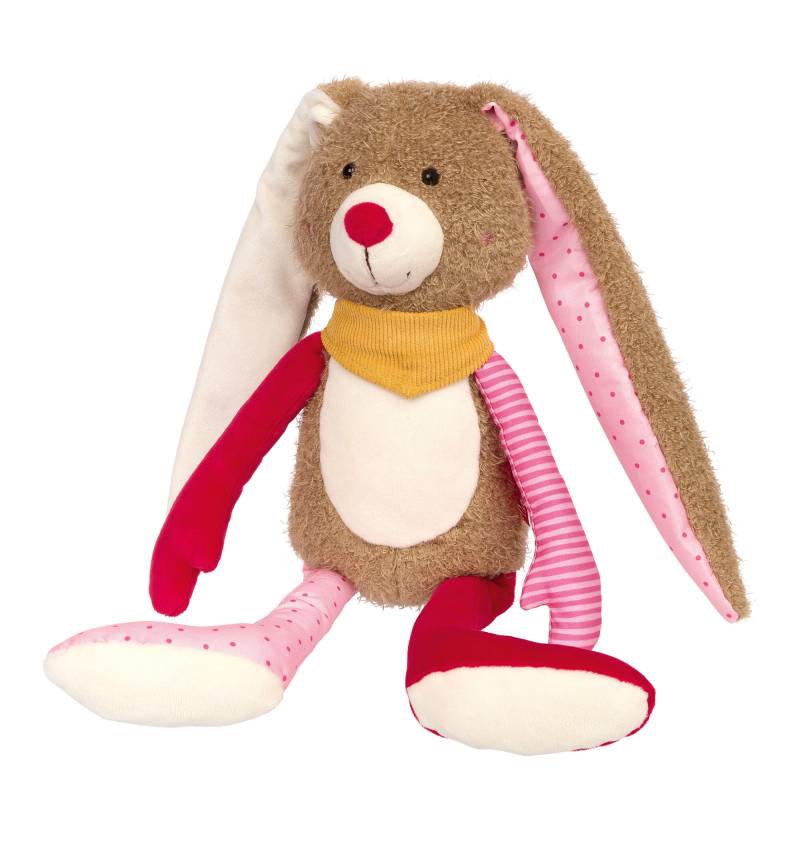 Sigikid - Kuscheltier Hase pink, Patchwork Welt