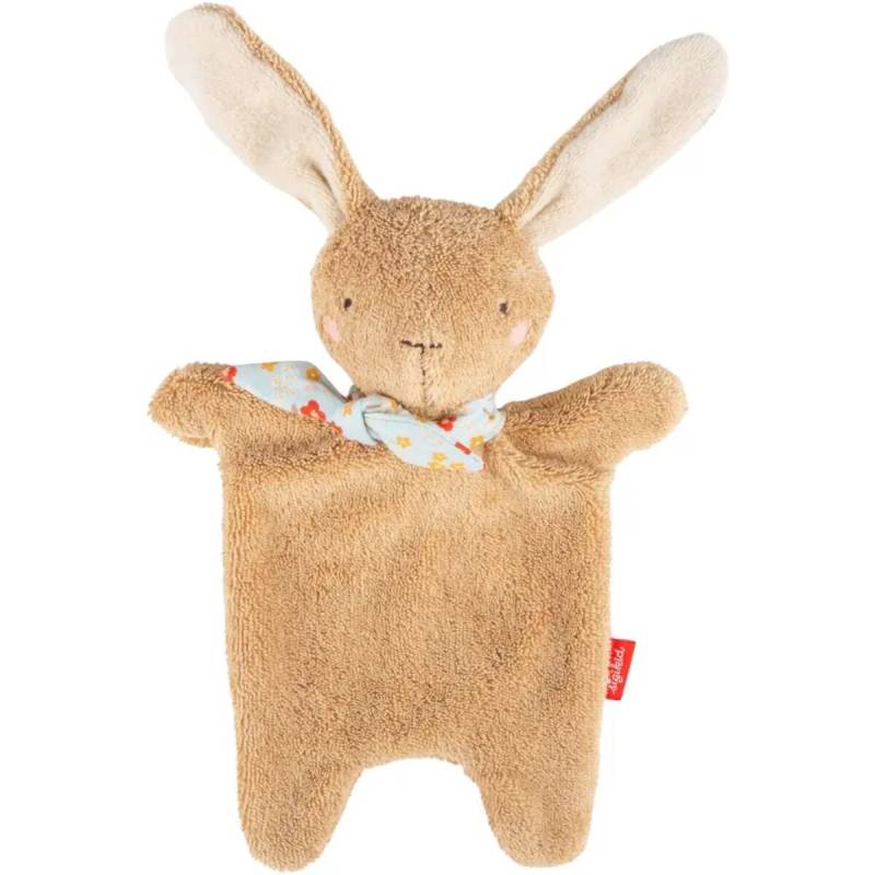 Sigikid - Schmusetuch Hase Braun Terry