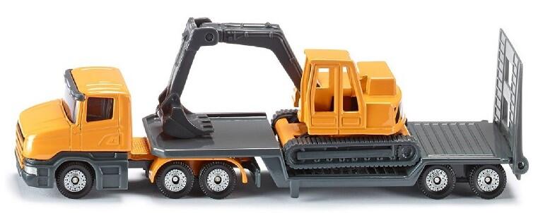 Siku - Tieflader mit Bagger Siku - Tieflader mit Bagger