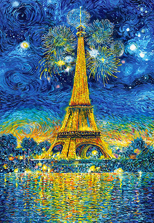 Silvester am Eiffelturm