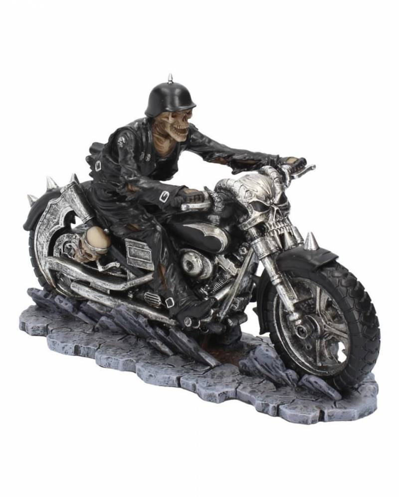 Skelett Biker auf Motorcycle