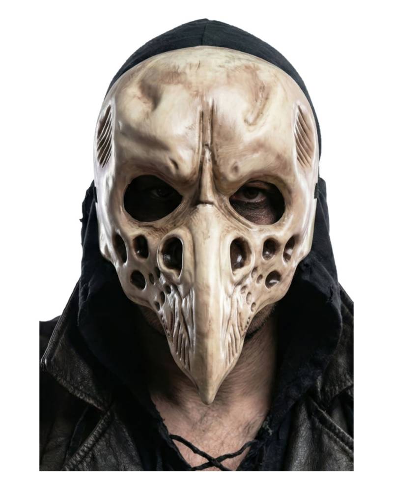 Skelettierte Krähen Maske Skelettierte Krähen Maske