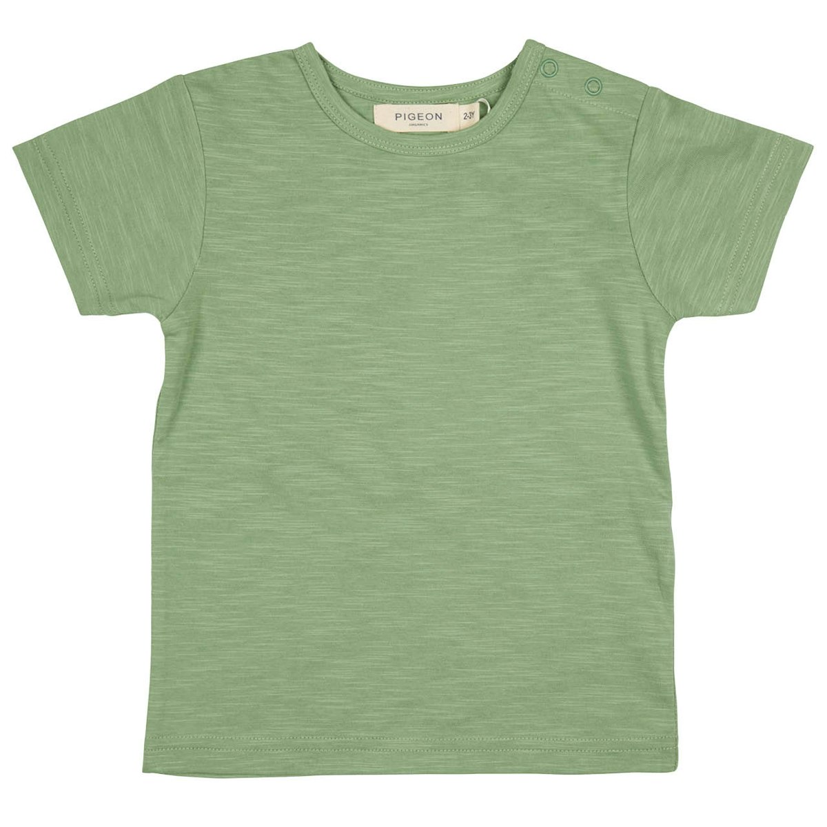 Slub Jersey Uni Shirt kurzarm grün 98