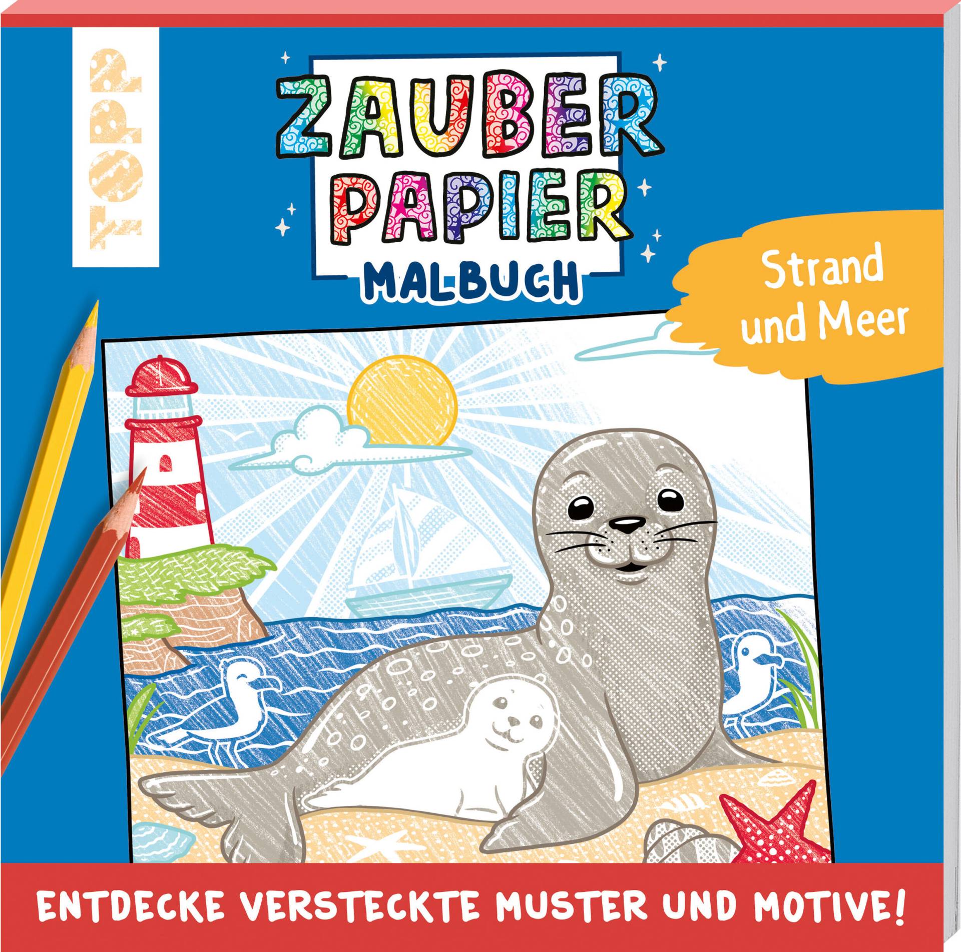 Topp - Zauberpapier Malbuch Strand und Meer Topp - Zauberpapier Malbuch Strand und Meer