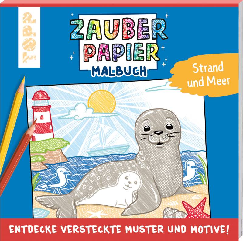 Topp - Zauberpapier Malbuch Strand und Meer Topp - Zauberpapier Malbuch Strand und Meer