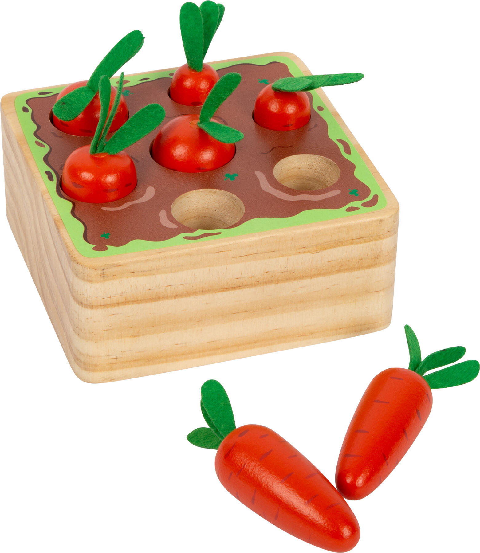 Small Foot - Steckspiel Möhren