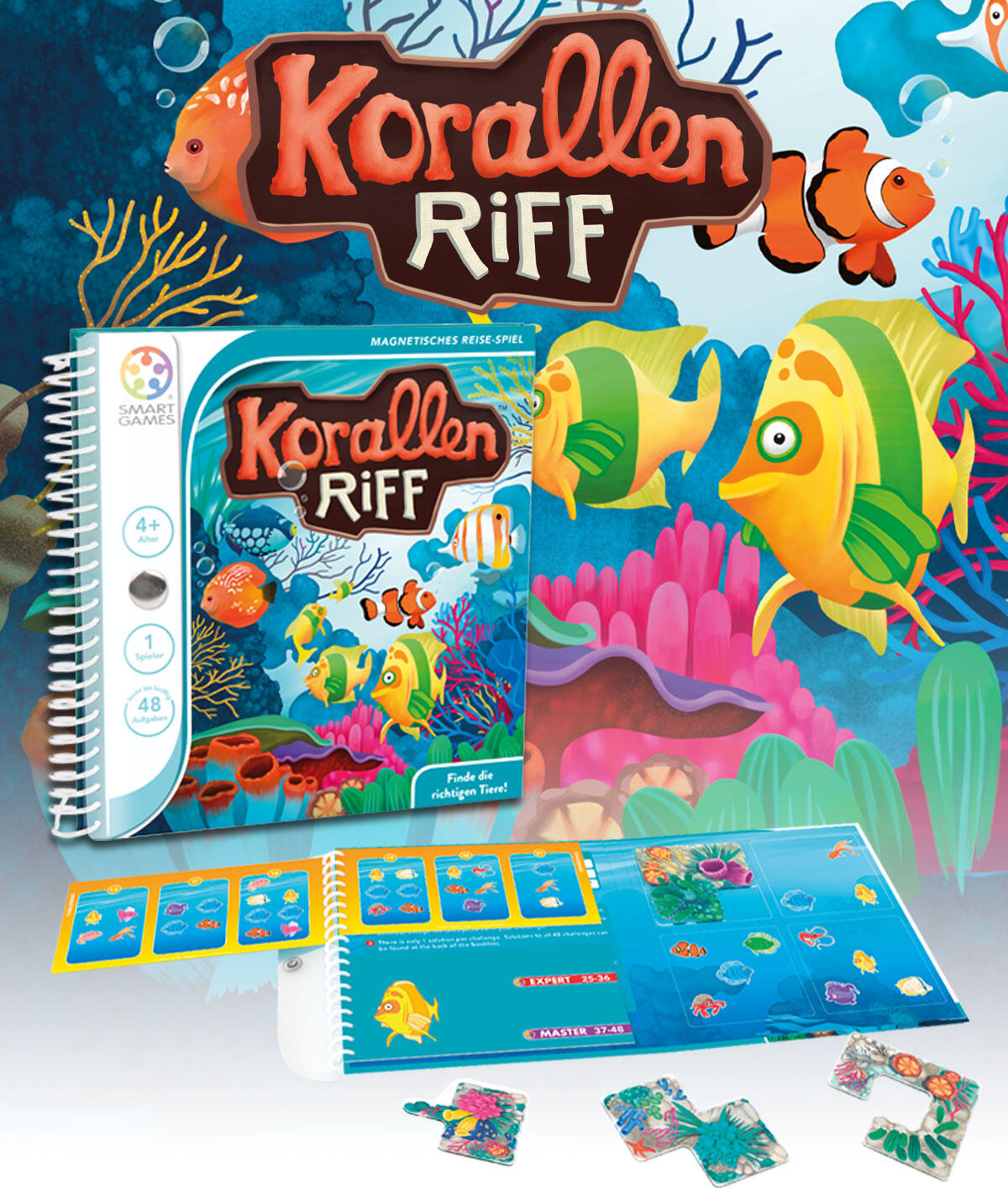 Smart Games - Korallen - Riff Denkspiel Logikspiel Reisespiel
