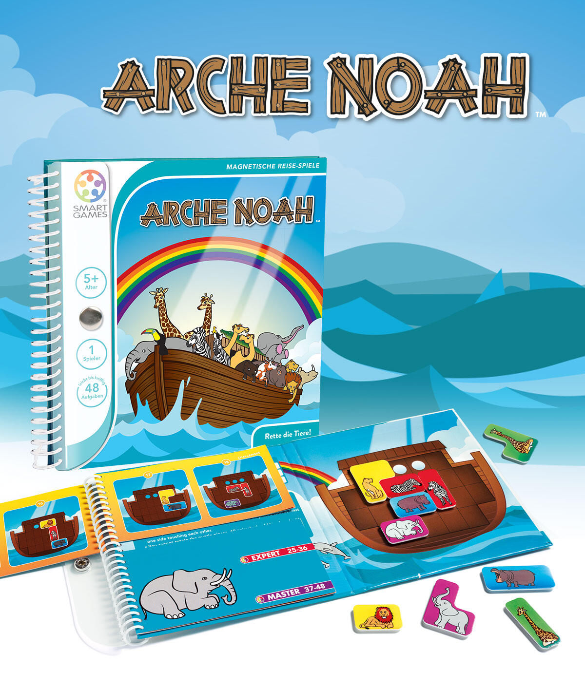 Smart Games - Noahs Ark Denkspiel Logikspiel Arche Noah Reisespiel