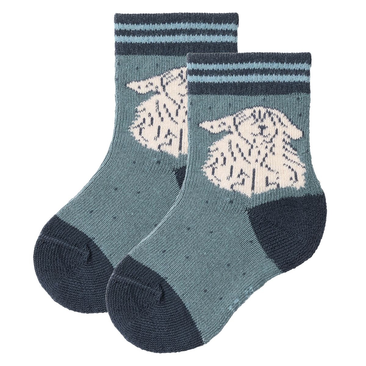 Socken eucalyptus mit Hunden 16/18