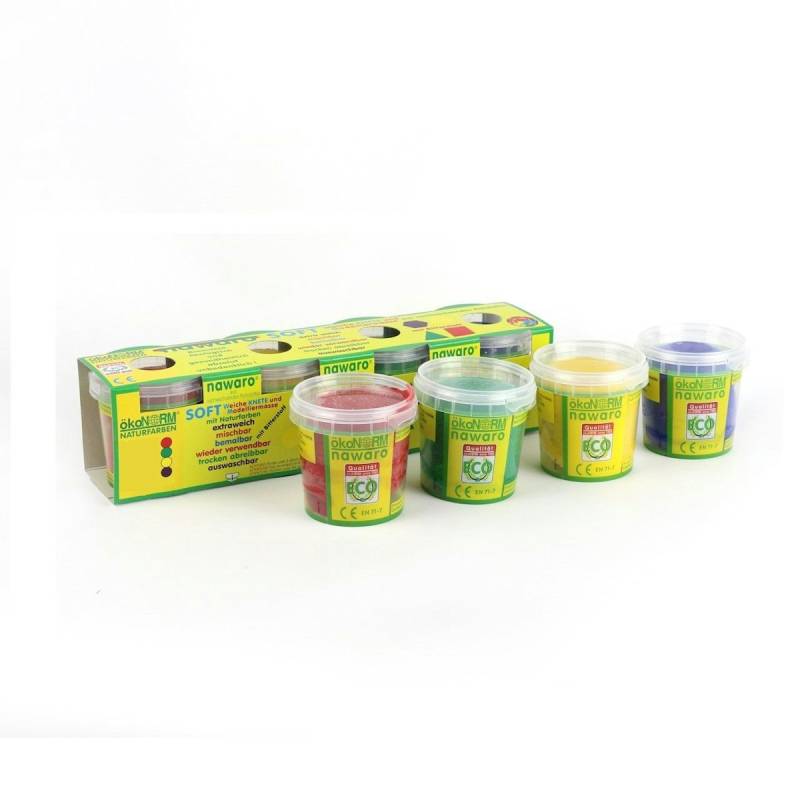 Soft-Knete nawaro 4er Set Soft-Knete nawaro 4er Set