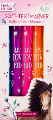Soft-Textmarker - Pferdefreunde Soft-Textmarker - Pferdefreunde