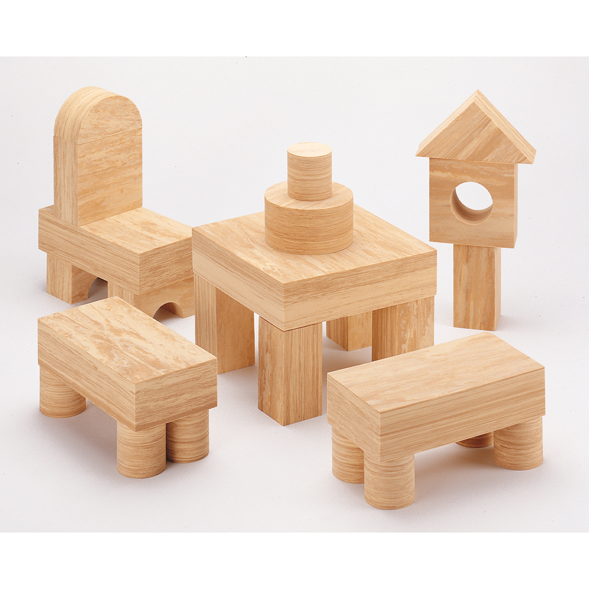 Soft Wood Bausteine 152-tlg. Soft Wood Bausteine 152-tlg.
