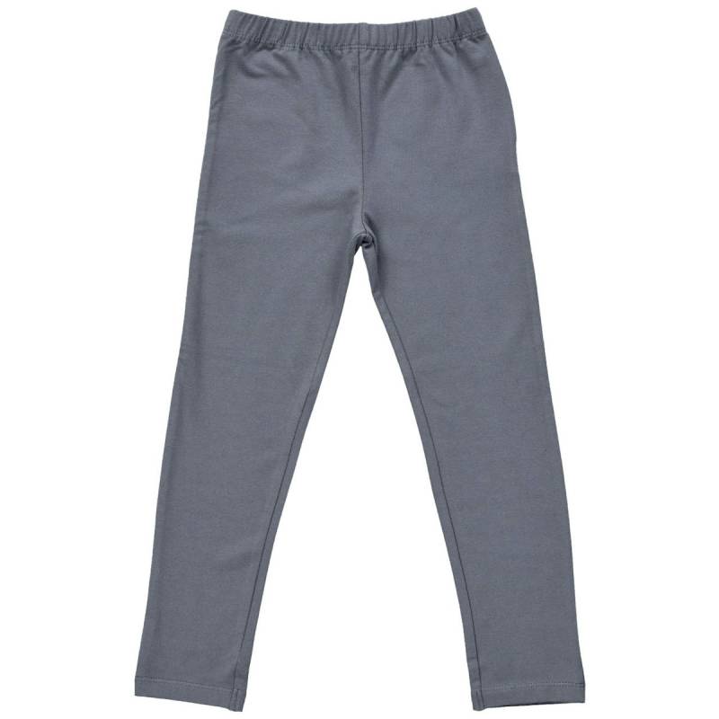 Softe Uni Leggings blaugrau 104/110