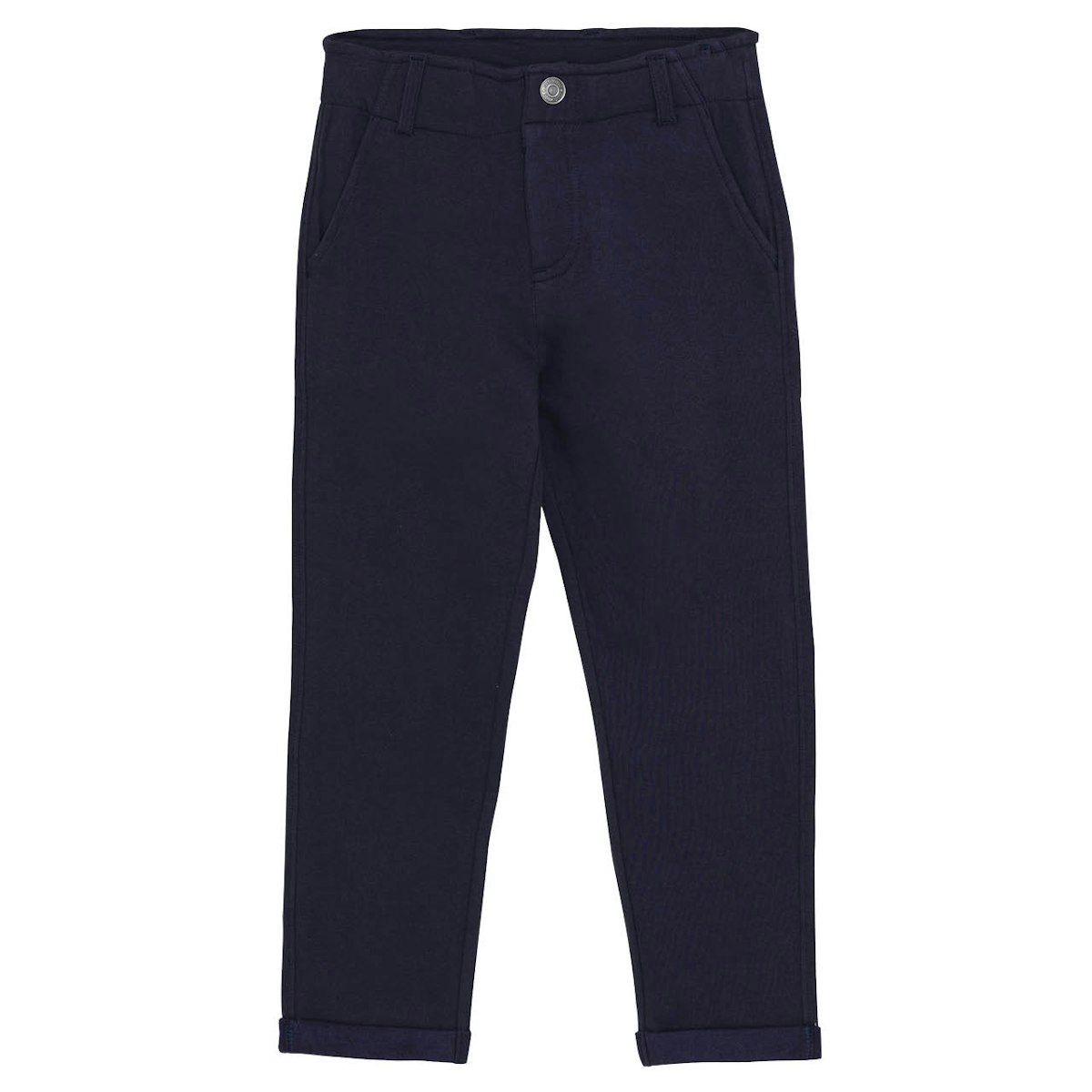 Softe schicke Sweathose uni dunkelblau 100% Biobaumwolle 110