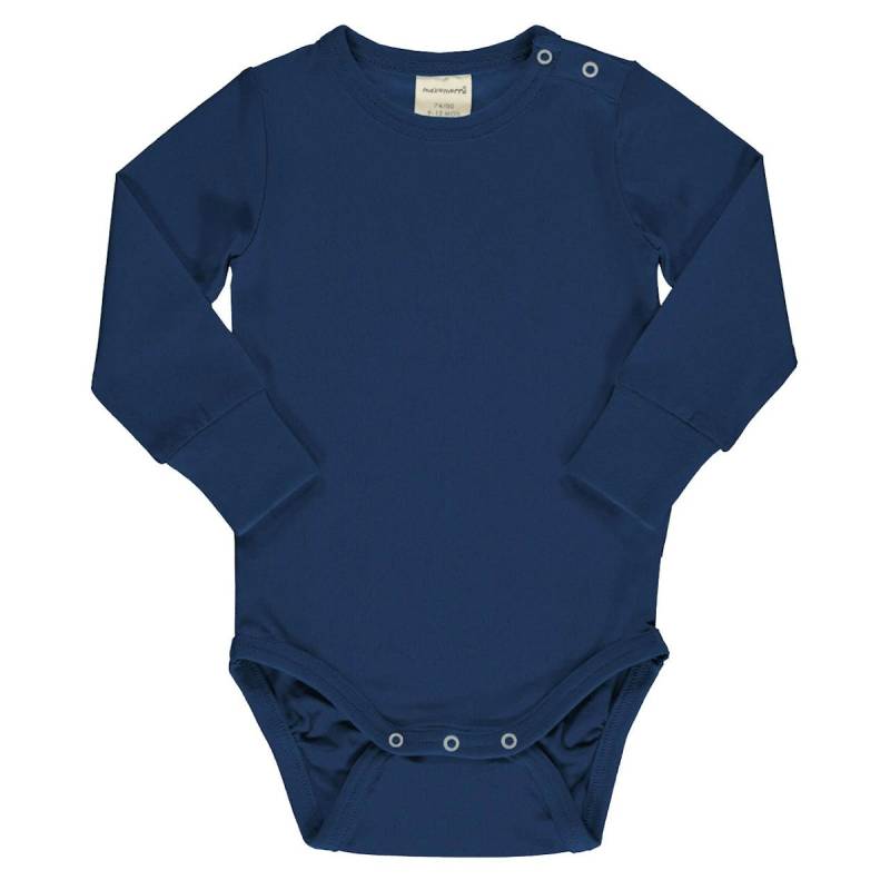 Softer Body langarm breite Bündchen blau 50/56