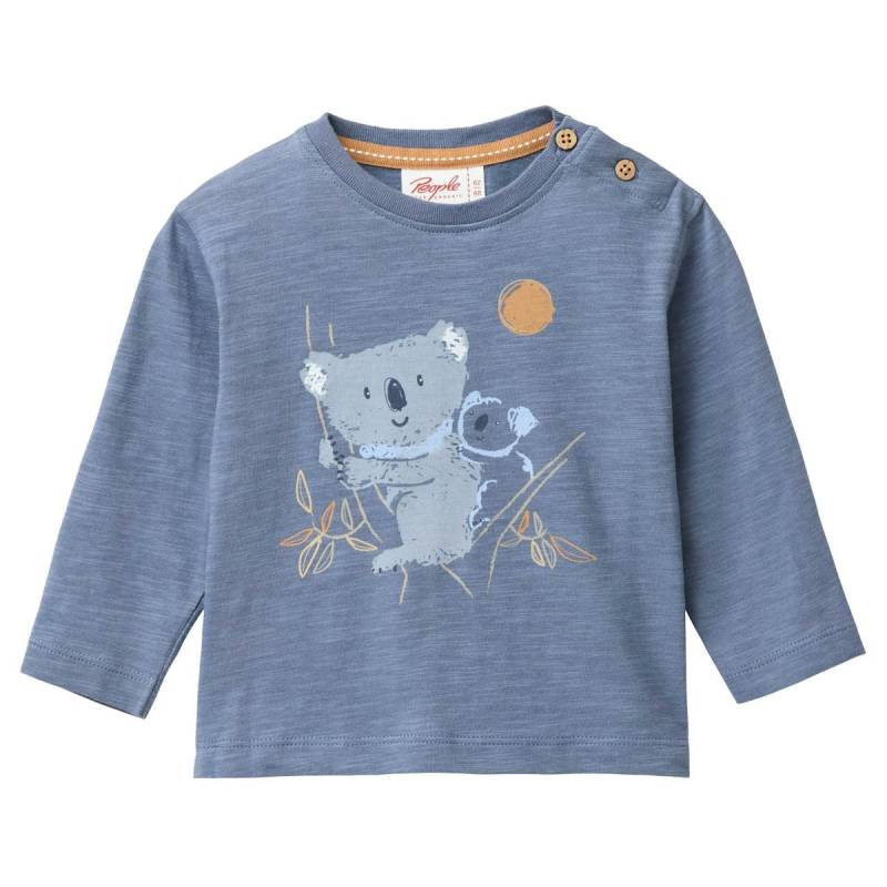 Softes Langarmshirt Koala dunkelblau 86/92