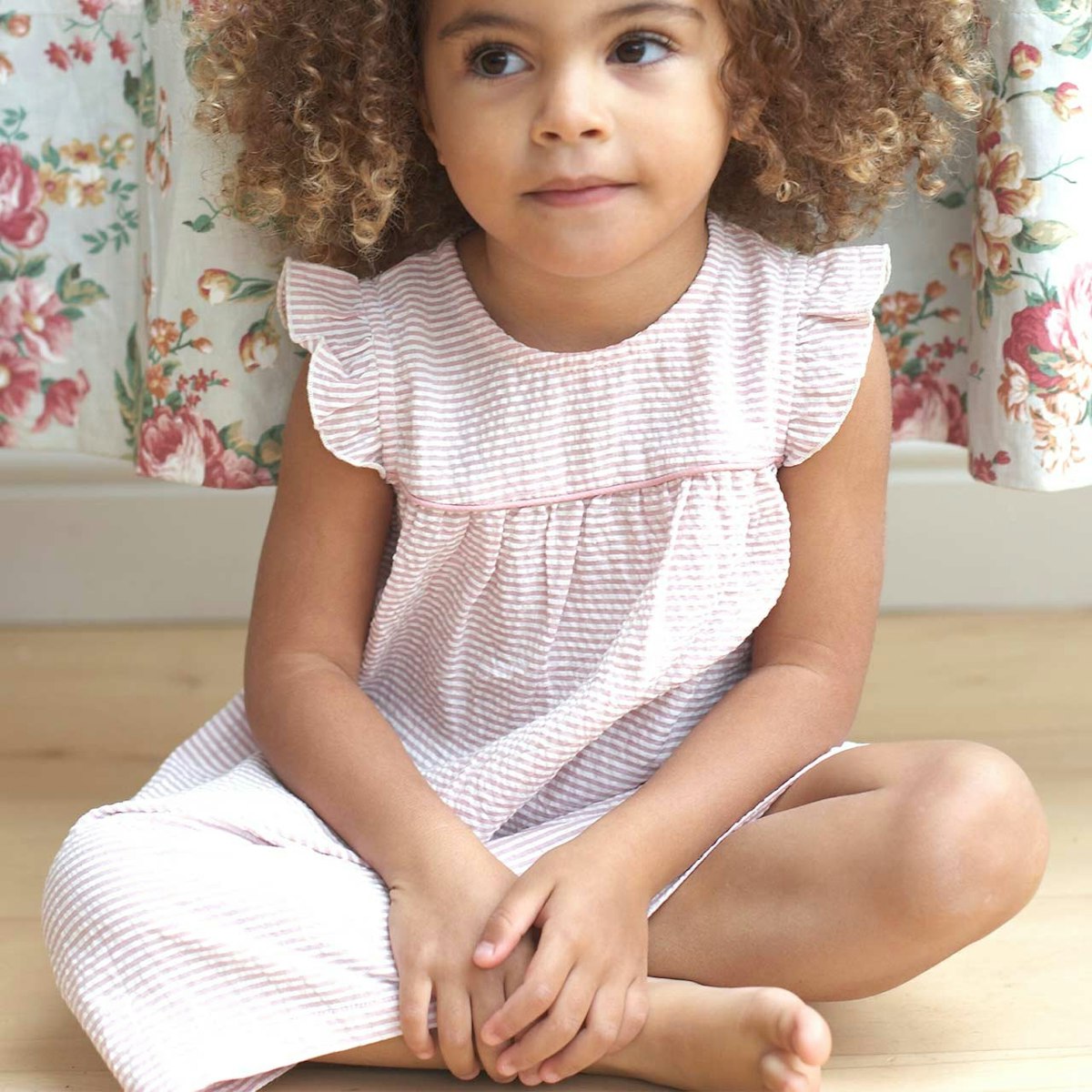 Sommer Kleid ohne Arm rosa 68