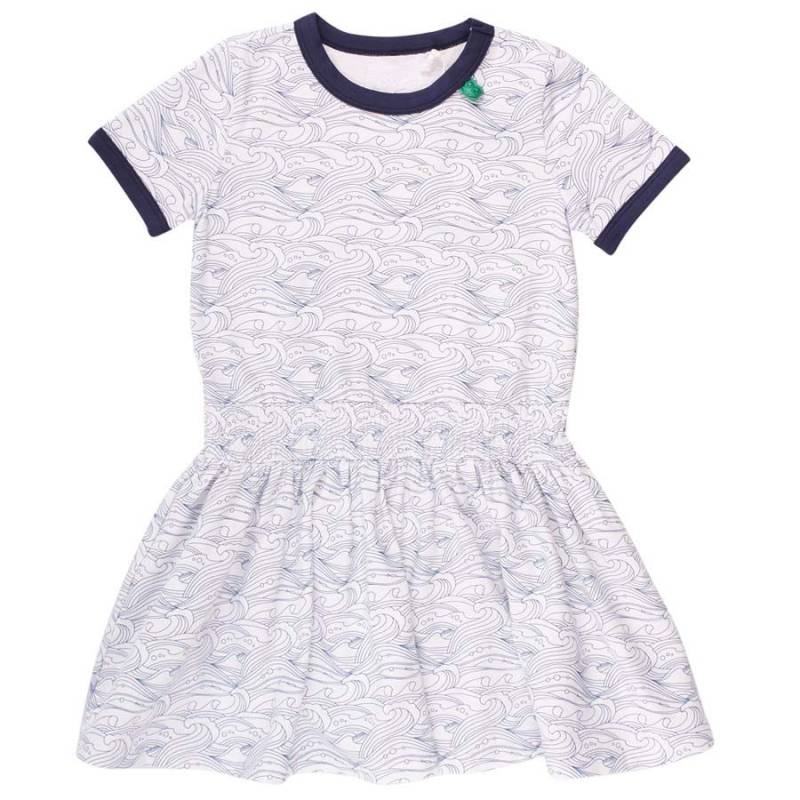 Sommer Wellen Kleid navy-weiß 86 Sommer Wellen Kleid navy-weiß 86