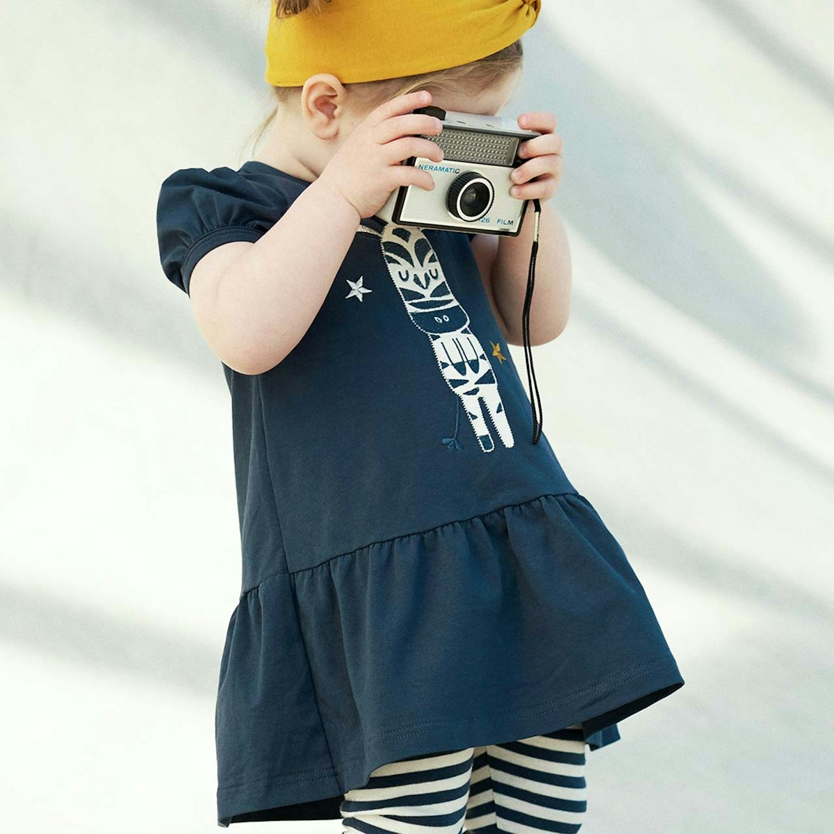 Sommerliches Kleid Zebra navy 56