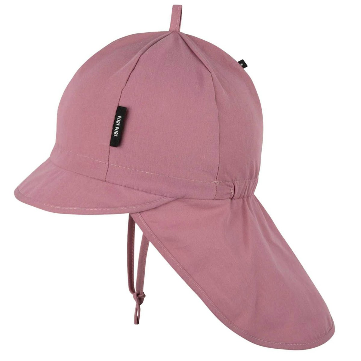Sommermütze Nackenschutz mauve 51