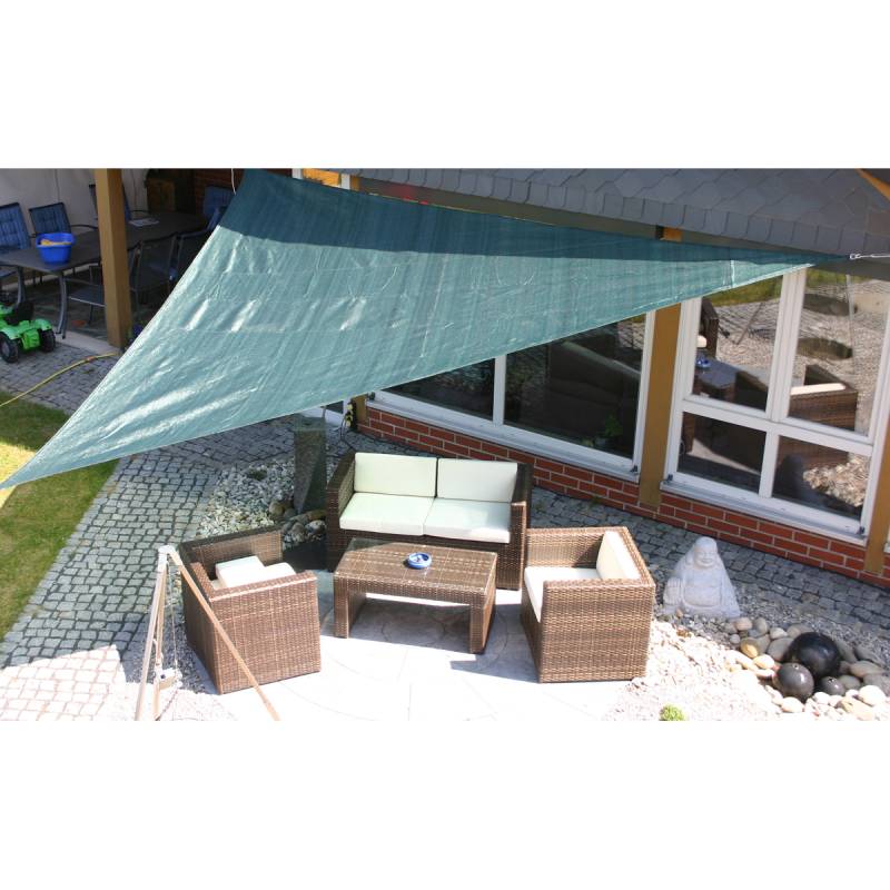 Sonnensegel 5 x 5 x 5 m grün Sonnensegel 5 x 5 x 5 m grün