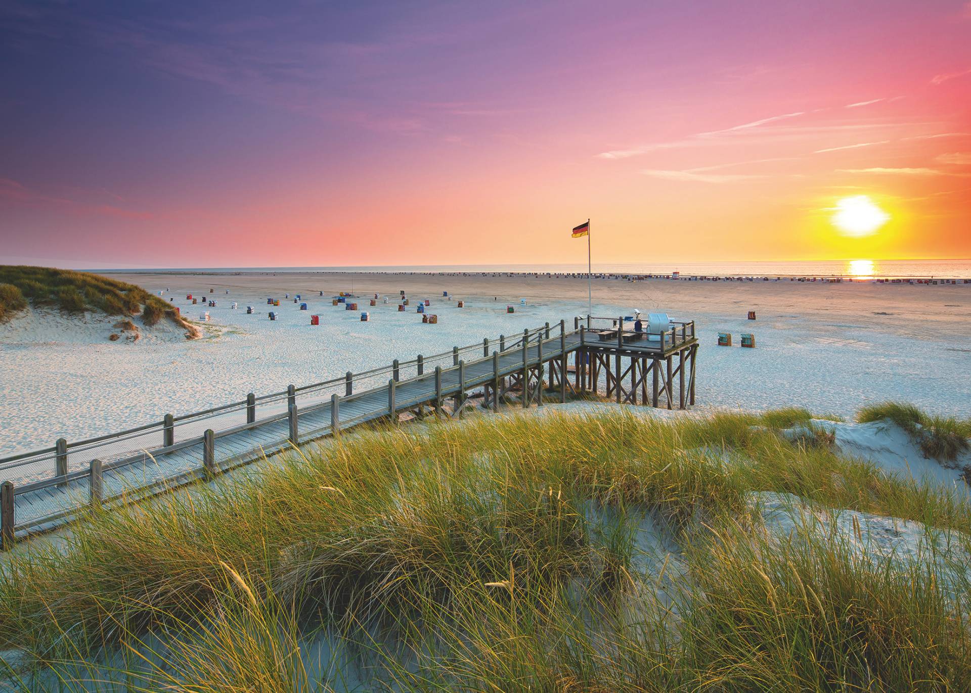 Sonnenuntergang �ber Amrum