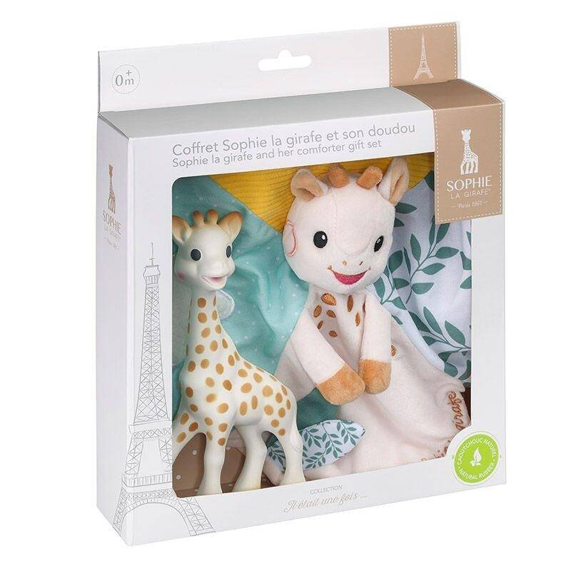 Sophie la girafe - Sophie la girafe + Schmusetuch Sophie mit Schnullerband