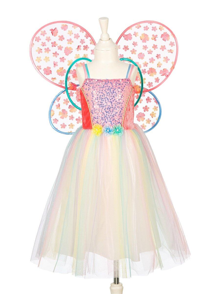 Souza - Kleid Flora Flügel 8-10j regenbogen