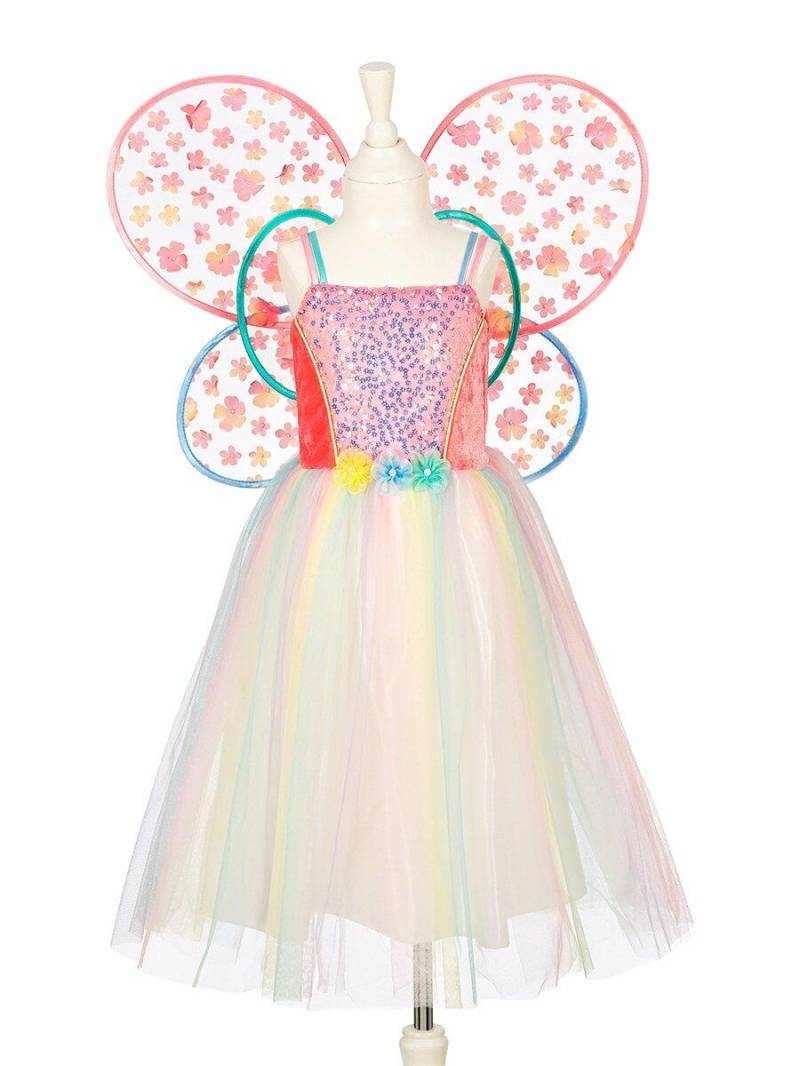 Souza - Kleid Flora Flügel 8-10j regenbogen
