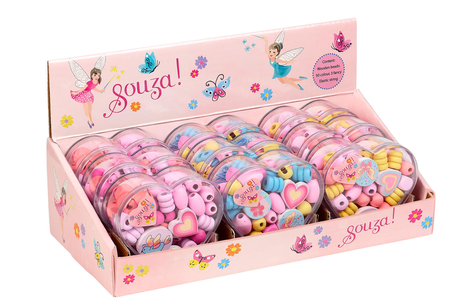 Souza - Perlen in Herzdose / 1 Stück Souza - Perlen in Herzdose / 1 Stück
